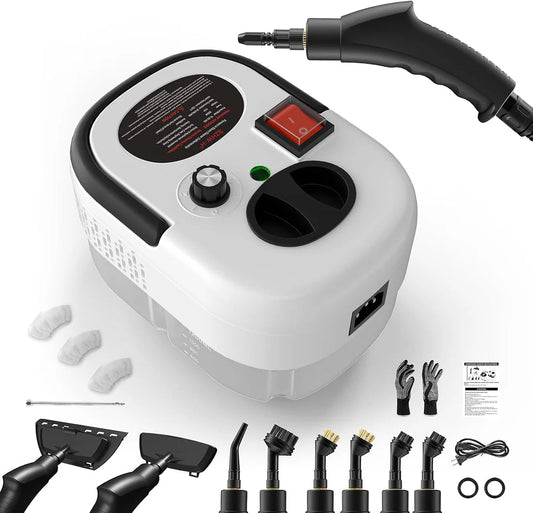 Ailgely 2500W Portable Handheld Steam Cleaner, High Temperature Pressurized Steam Cleaning Machine