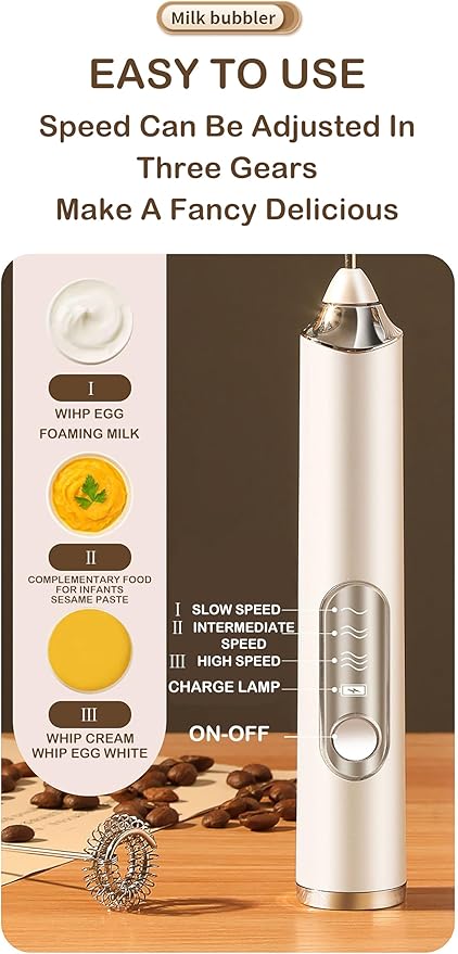 Multi-Functional Wireless Electric Egg Beater