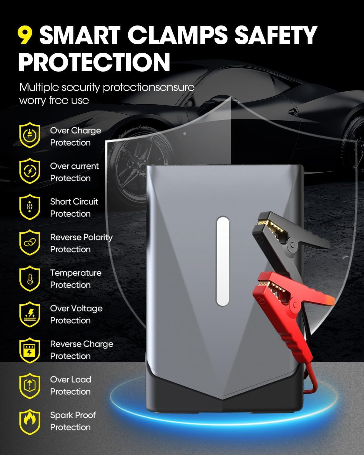 Portable Multi-Function Car Jump Starter ©