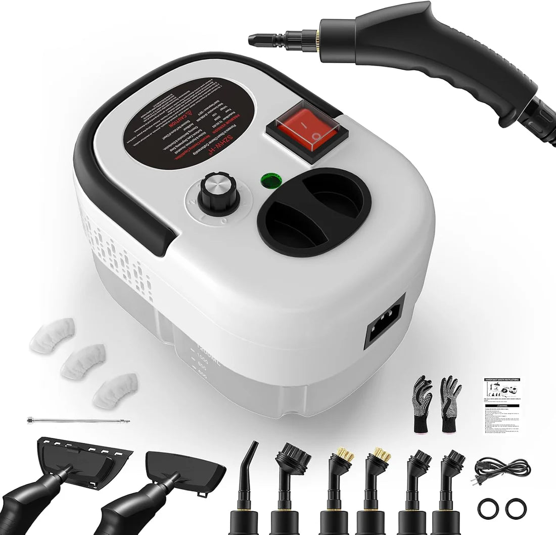 Ailgely 2500W Portable Handheld Steam Cleaner, High Temperature Pressurized Steam Cleaning Machine