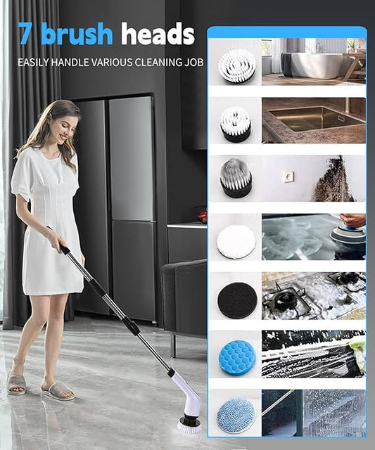 Electric Spin Scrubber Cleaning Brush
