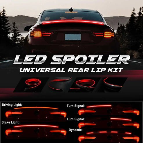 LED Spoiler - Universal Rear Lip Kit