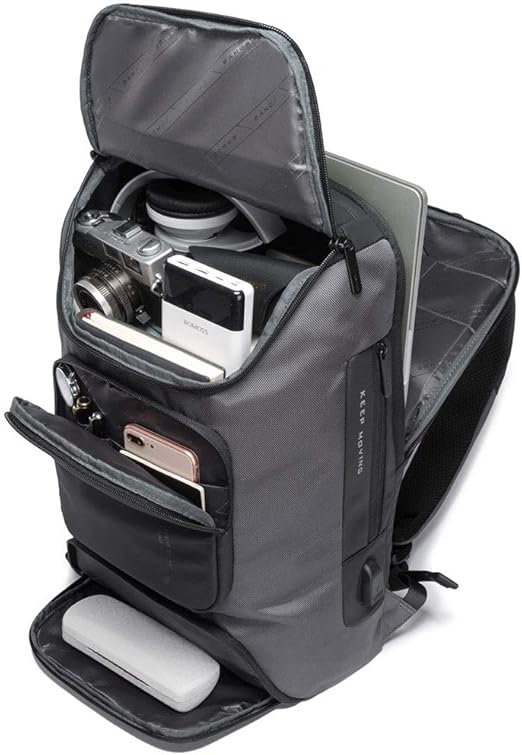 New Travel Pack BANGE Water Resistant Unisex backpack with USB Port