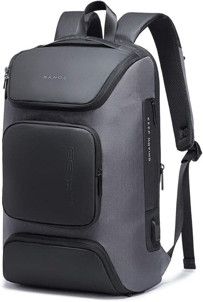 New Travel Pack BANGE Water Resistant Unisex backpack with USB Port