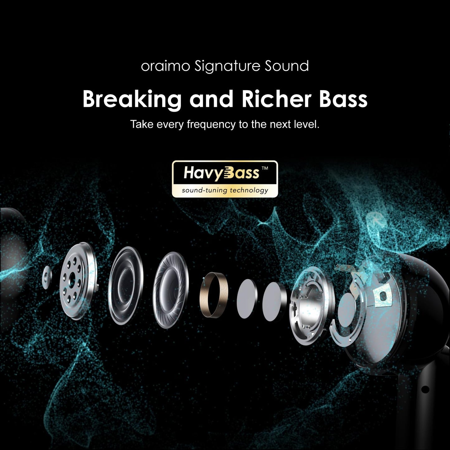 Oraimo FreePods 4 True Wireless Earbuds with Active Noise Cancellation (ANC) (Original) ©