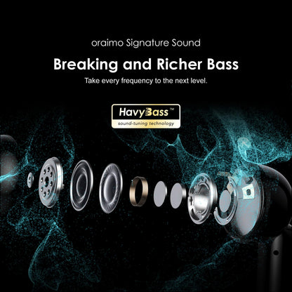 Oraimo FreePods 4 True Wireless Earbuds with Active Noise Cancellation (ANC) (Original) ©