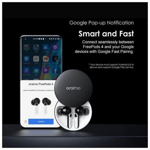 Oraimo FreePods 4 True Wireless Earbuds with Active Noise Cancellation (ANC) (Original) ©