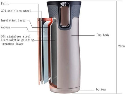 Vacuum Insulated Stainless Steel Travel Mugs Water Flask Thermal Tea Bottle